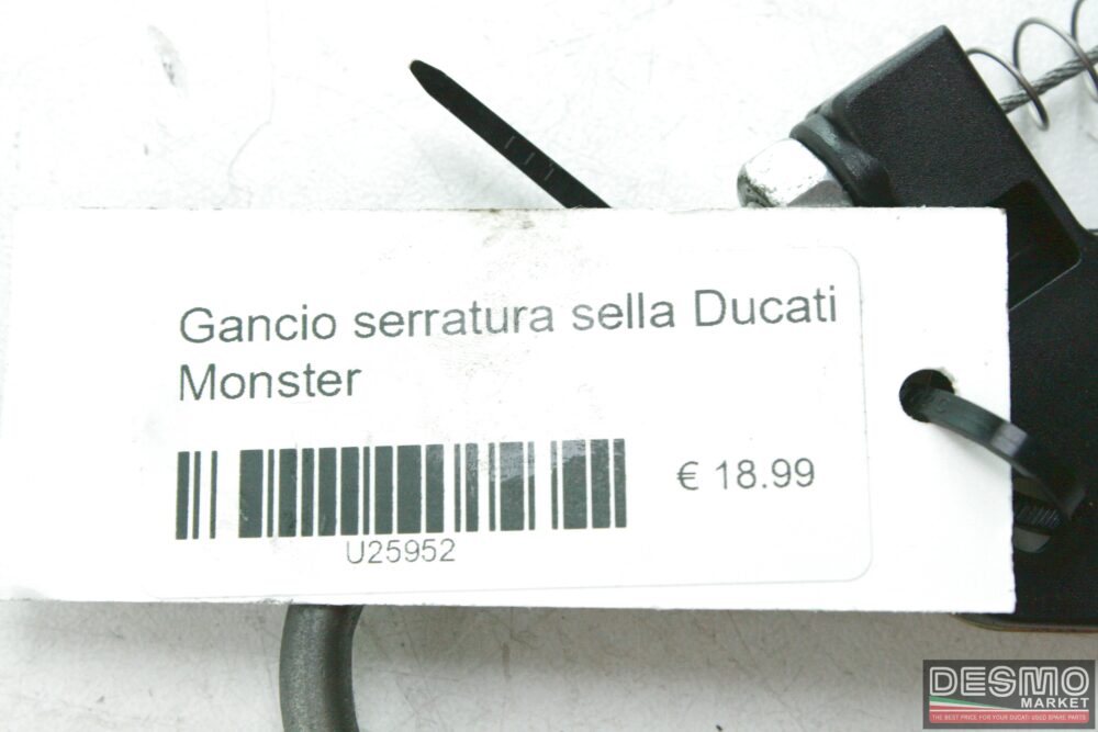 Gancio serratura sella Ducati Monster