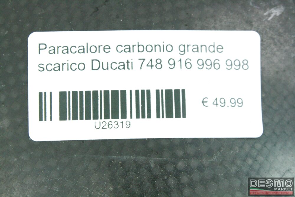 Paracalore carbonio grande scarico Ducati 748 916 996 998