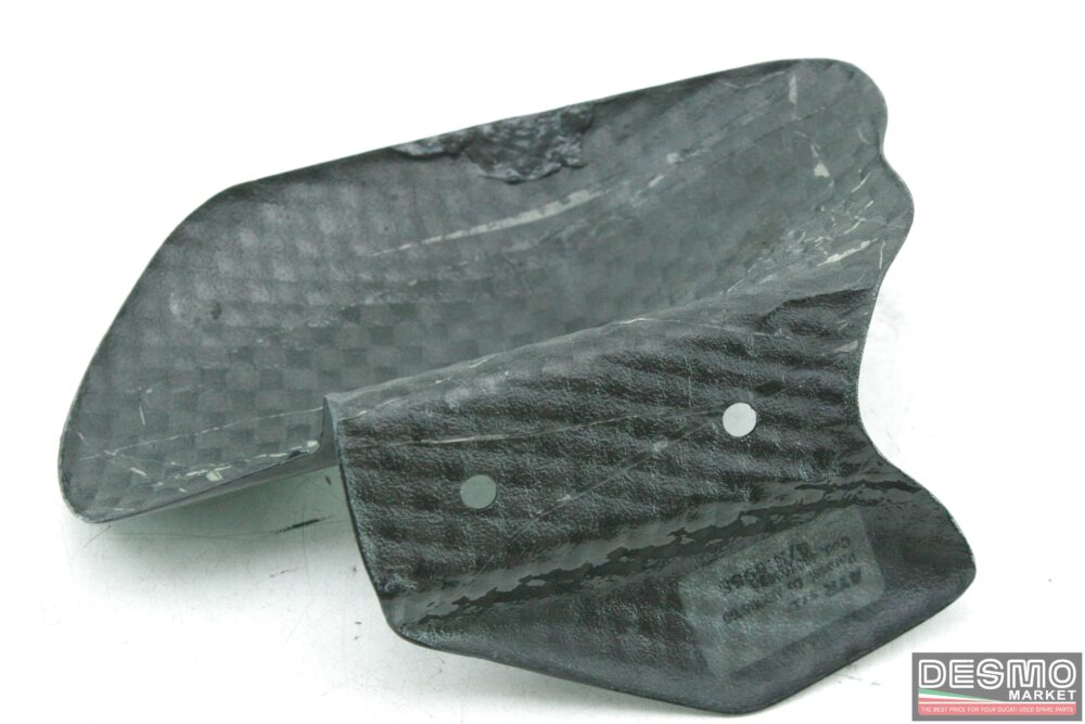 Paracalore scarico destro carbonio ATR Ducati Monster