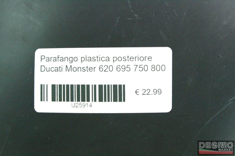 Parafango plastica posteriore Ducati Monster 620 695 750 800