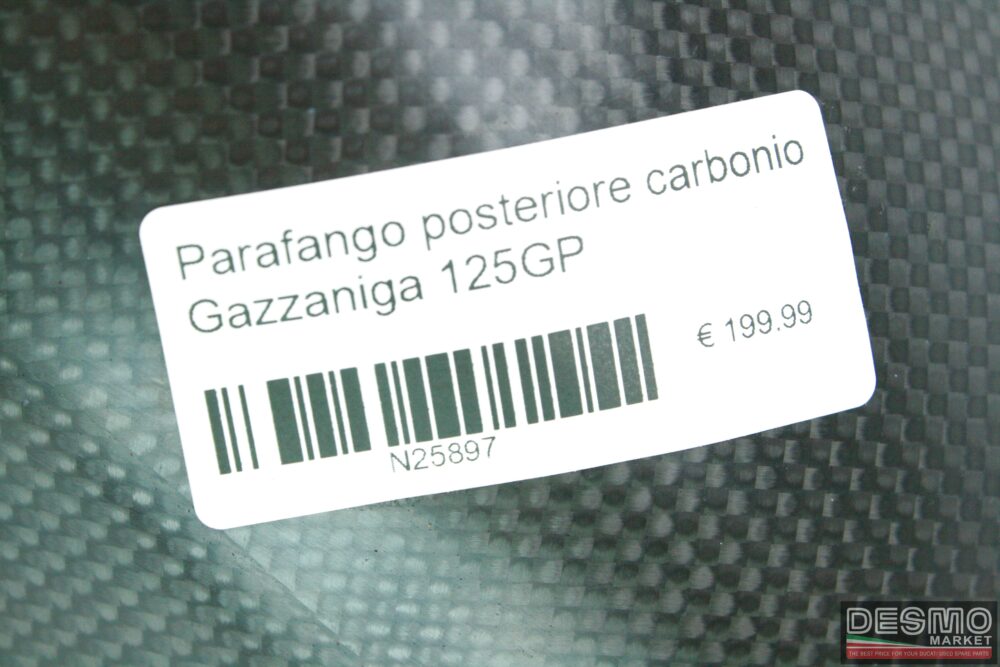 Parafango posteriore carbonio Gazzaniga 125GP