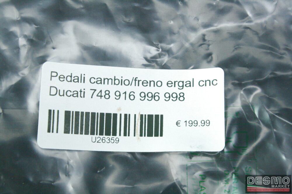 Ergal cnc shift/brake pedals Ducati 748 916 996 998 - Image 8