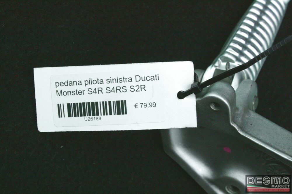 Pedana pilota sinistra Ducati Monster S4R S4RS S2R