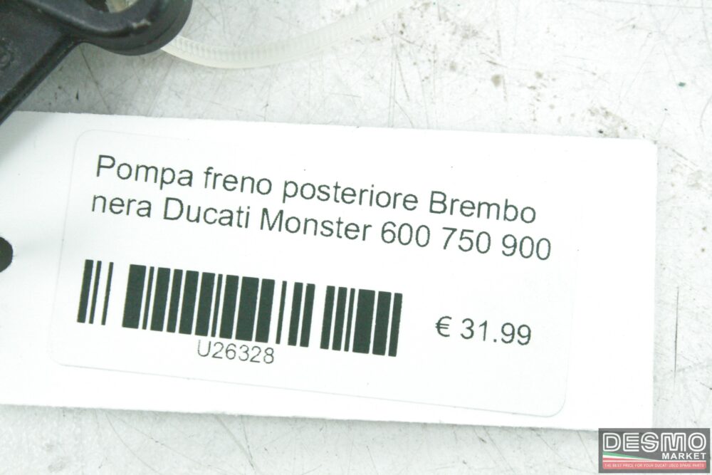 Pompa freno posteriore Brembo nera Ducati Monster 600 750 900