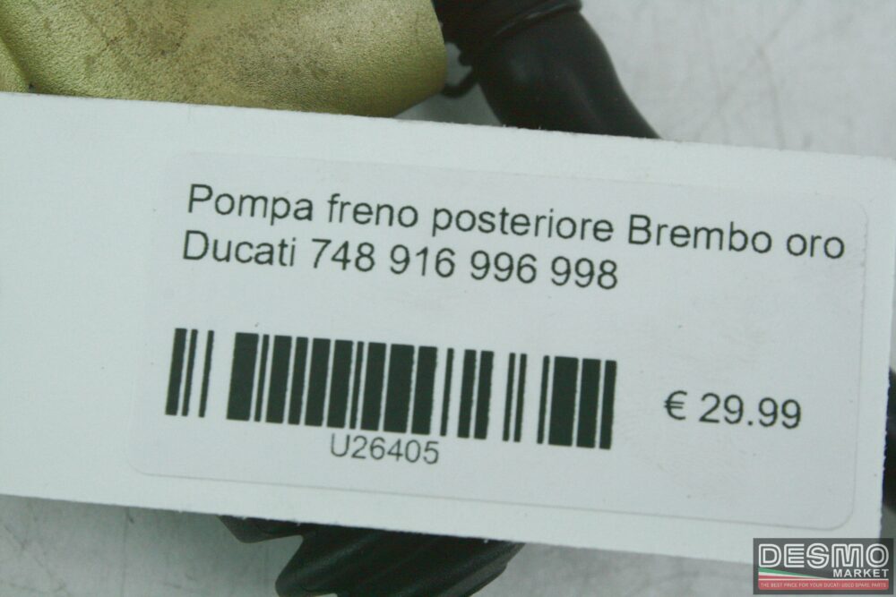 Pompa freno posteriore Brembo oro Ducati 748 916 996 998