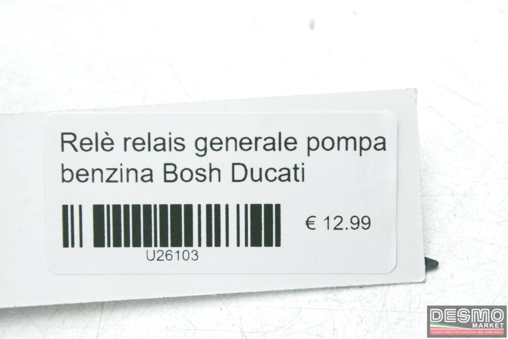 Relè relais generale pompa benzina Bosh Ducati