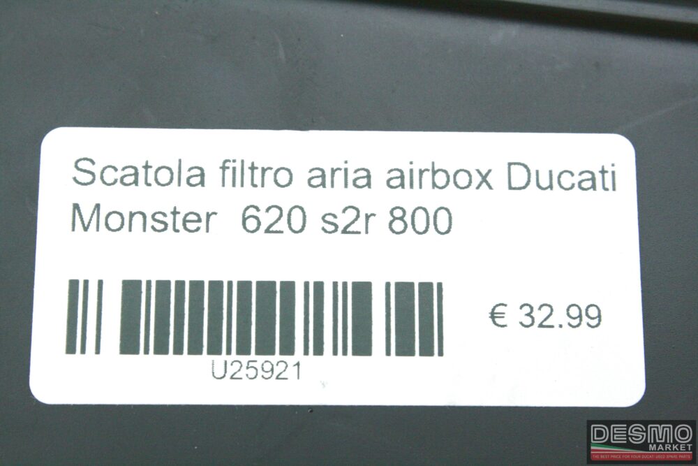 Scatola filtro aria airbox Ducati Monster 620 s2r 800