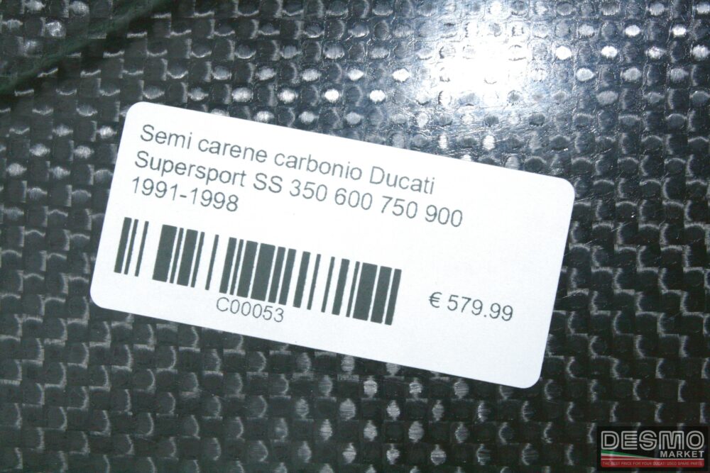 Semi carene carbonio Ducati Supersport SS 350 600 750 900 1991-1998