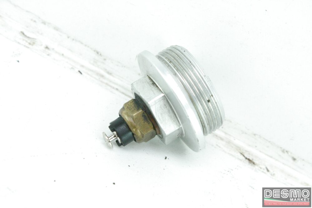 Tappo alluminio sensore temperatura olio Ducati Monster 620