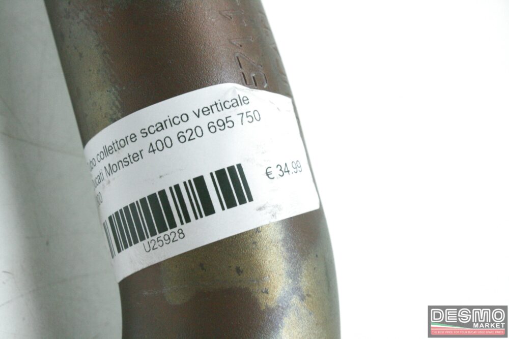Tubo collettore scarico verticale Ducati Monster 400 620 695 750 800