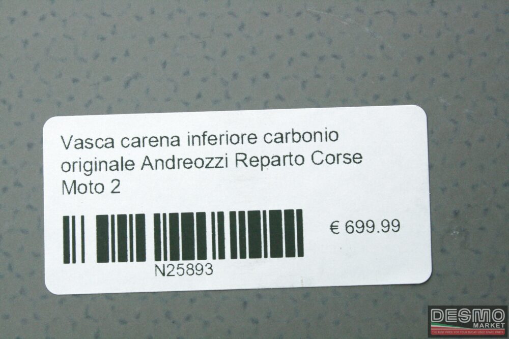 Vasca carena inferiore carbonio originale Andreozzi Reparto Corse Moto2