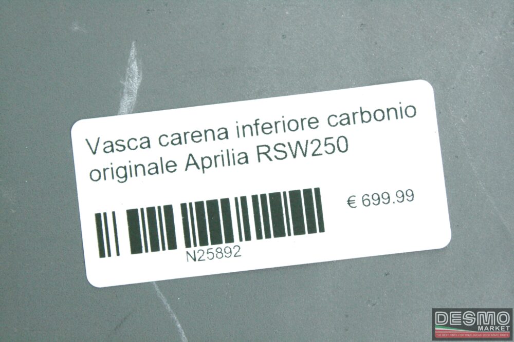Vasca carena inferiore carbonio originale Aprilia RSW250