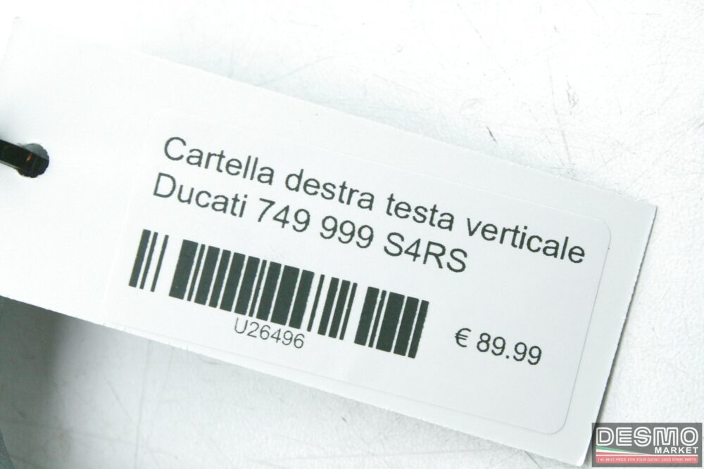 Cartella destra testa verticale Ducati 749 999 S4RS