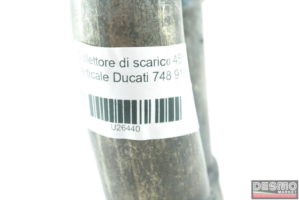 Collettore di scarico 45mm testa verticale Ducati 748 916 996