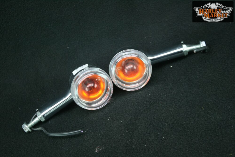 Rear chrome turn signal blinker indicator 00-11 Harley Davidson