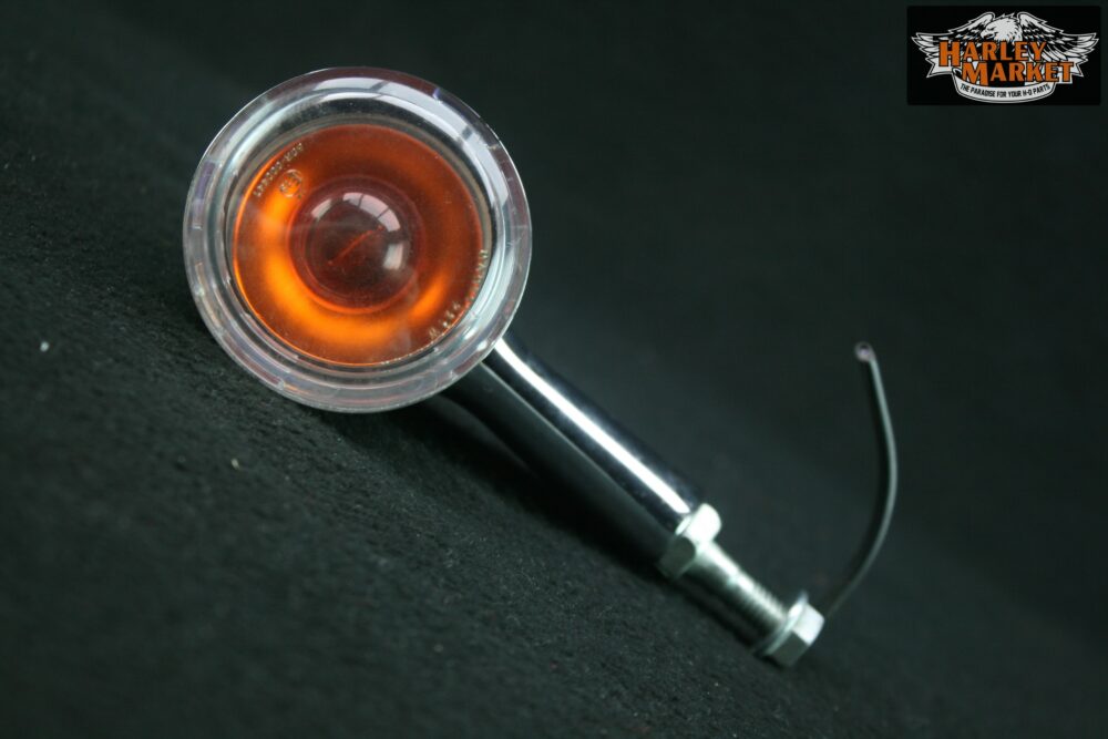 Rear chrome turn signal blinker indicator 00-11 Harley Davidson - Image 3