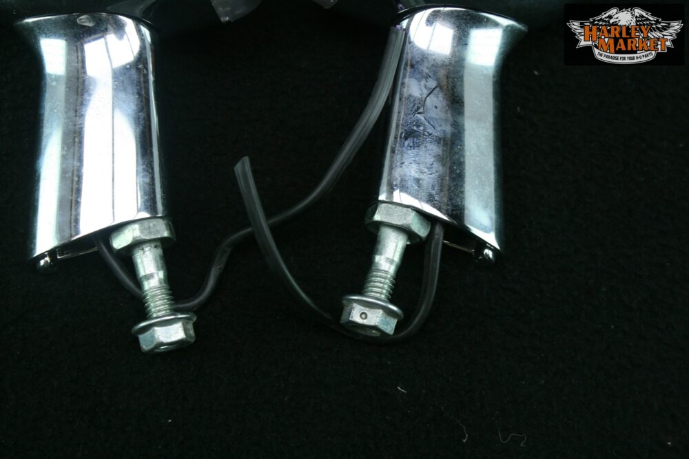 Rear chrome turn signal blinker indicator 00-11 Harley Davidson - Image 5