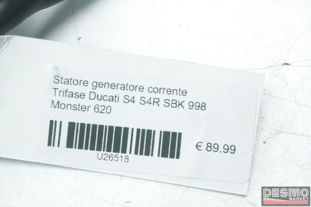 Statore generatore corrente trifase Ducati S4 S4R SBK 998 Monster 620