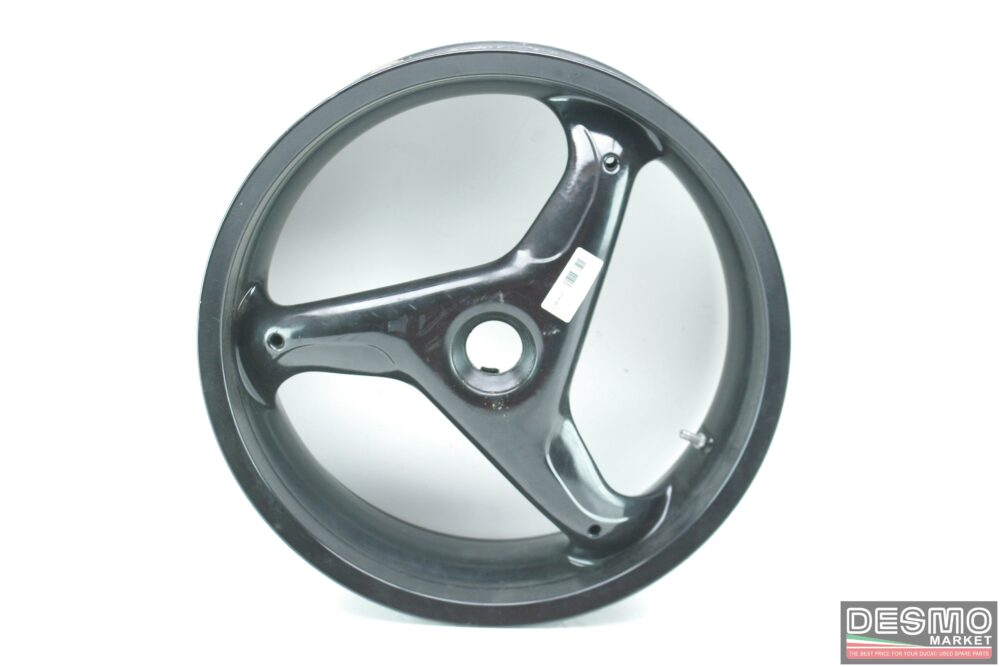 Cerchio posteriore 3 razze nero Ducati 748 916 996