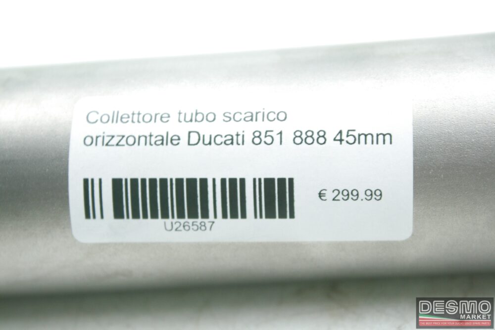 Collettore tubo scarico orizzontale Ducati 851 888 45mm