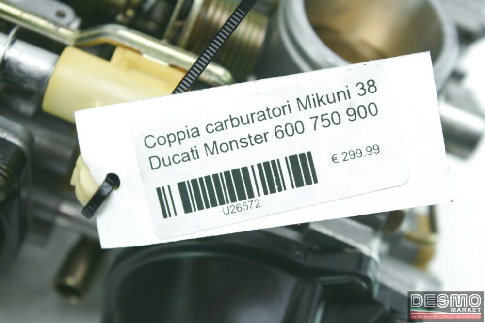 Coppia carburatori Mikuni 38 Ducati Monster 600 750 900