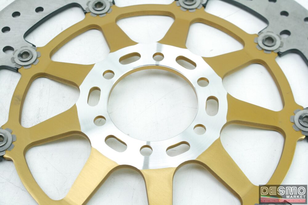 Coppia dischi freno anteriori Ducati 998R 748R 2002 campanatura 15mm