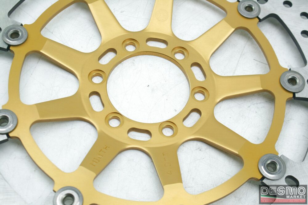 Coppia dischi freno anteriori Ducati 998R 748R 2002 campanatura 15mm