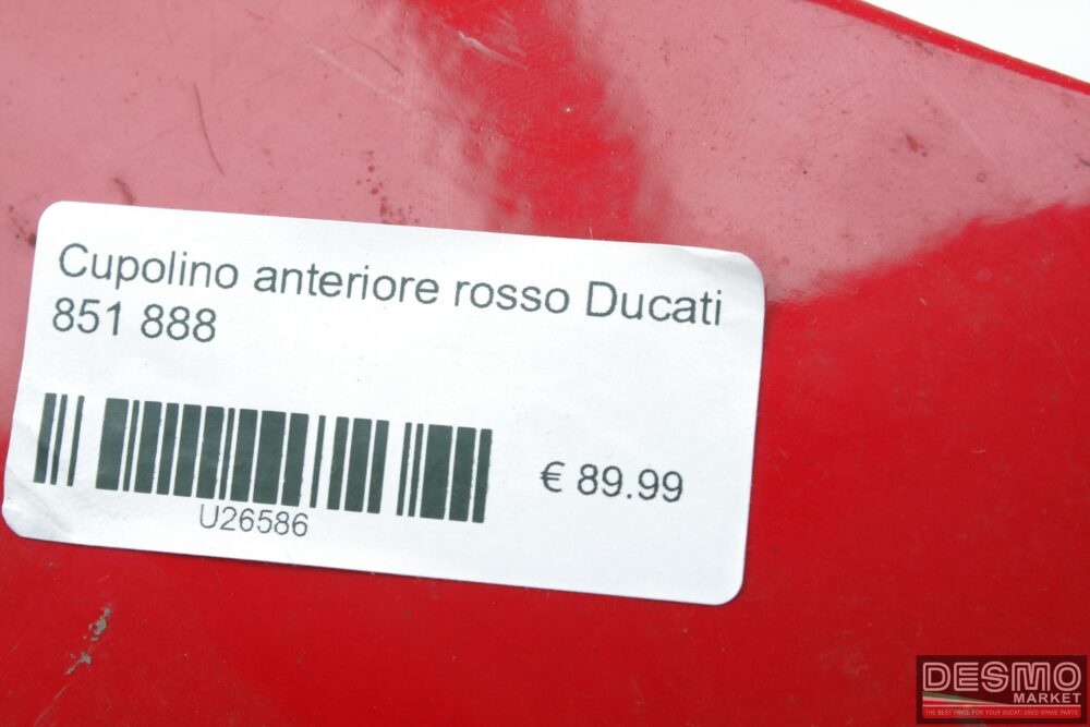 Cupolino anteriore rosso Ducati 851 888