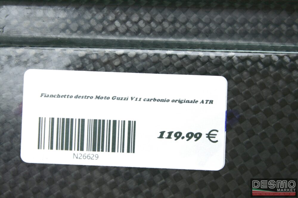 Fianchetto destro Moto Guzzi V11 carbonio originale ATR