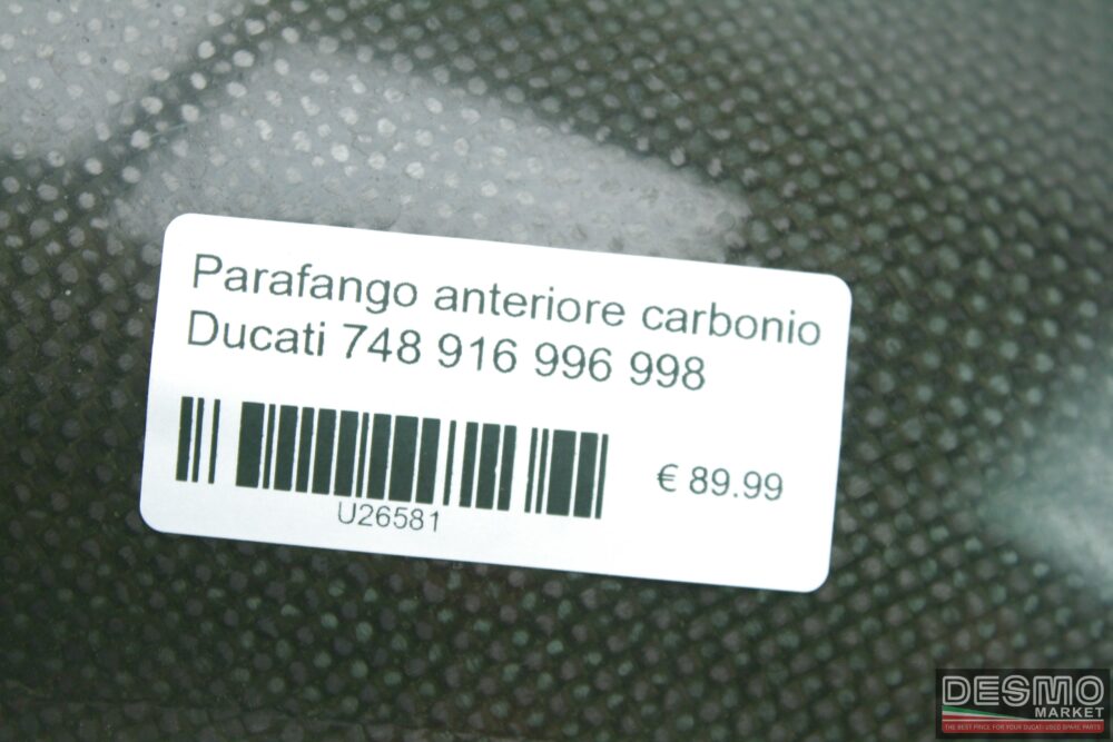 Parafango anteriore carbonio Ducati 748 916 996 998