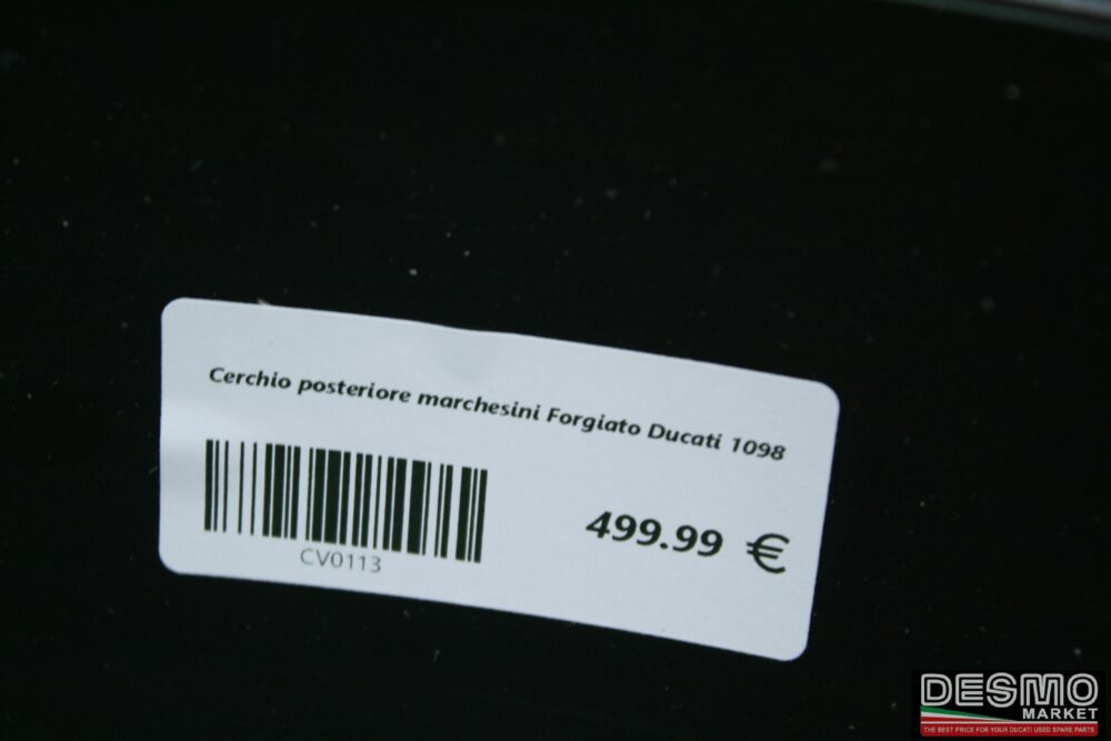 Cerchio posteriore marchesini Forgiato Ducati 1098
