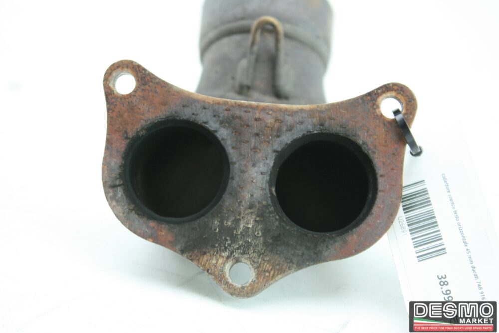 collettore scarico testa orizzontale 45 mm ducati 748 916 996