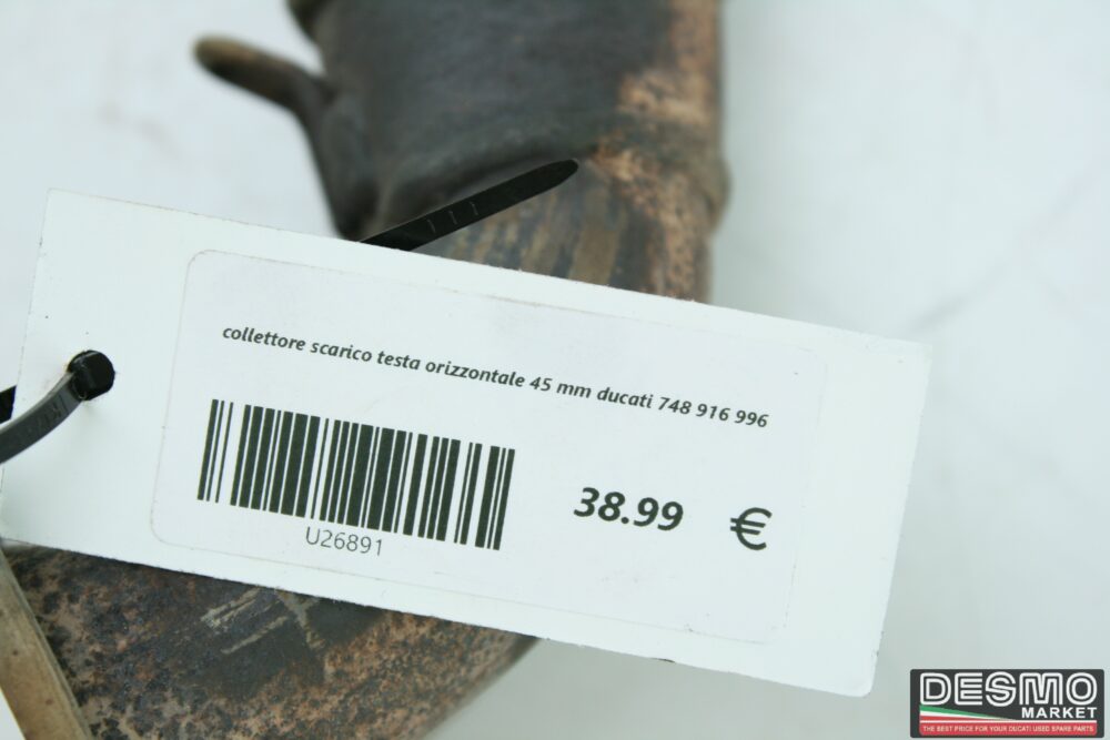 collettore scarico testa orizzontale 45 mm ducati 748 916 996