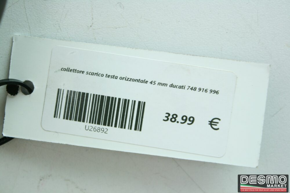 collettore scarico testa verticale 45 mm ducati 748 916 996
