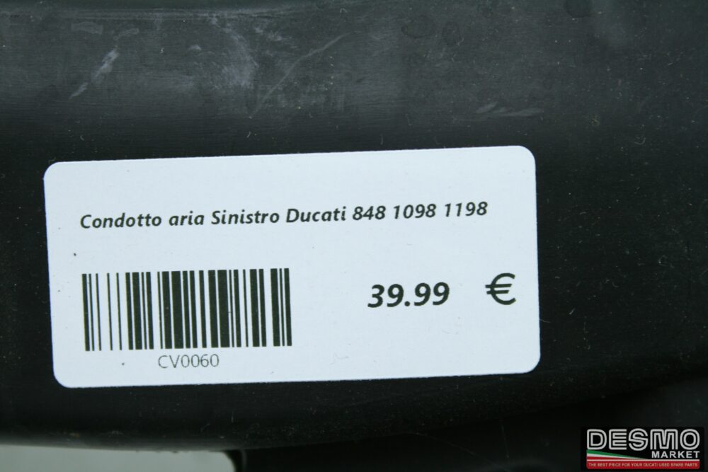 Condotto aria Sinistro Ducati 848 1098 1198