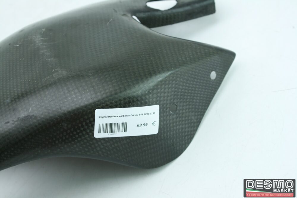 Copri forcellone carbonio Ducati 848 1098 1198