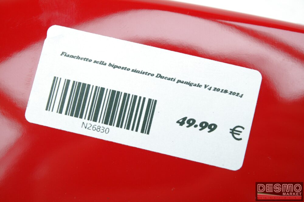 Fianchetto sella biposto sinistro Ducati panigale V4 2018-2024