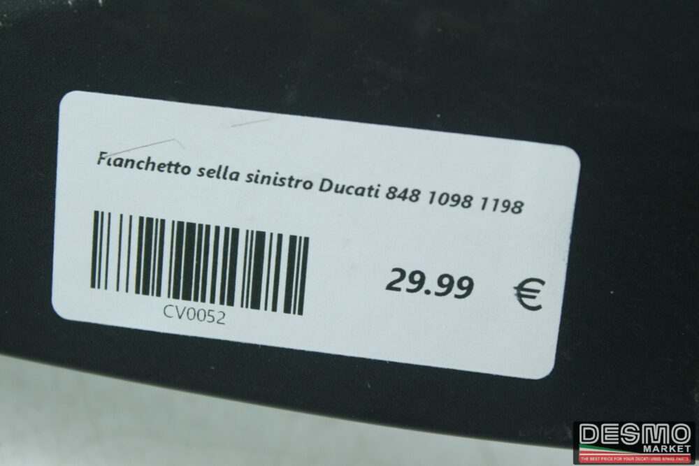 Fianchetto sella sinistro Ducati 848 1098 1198
