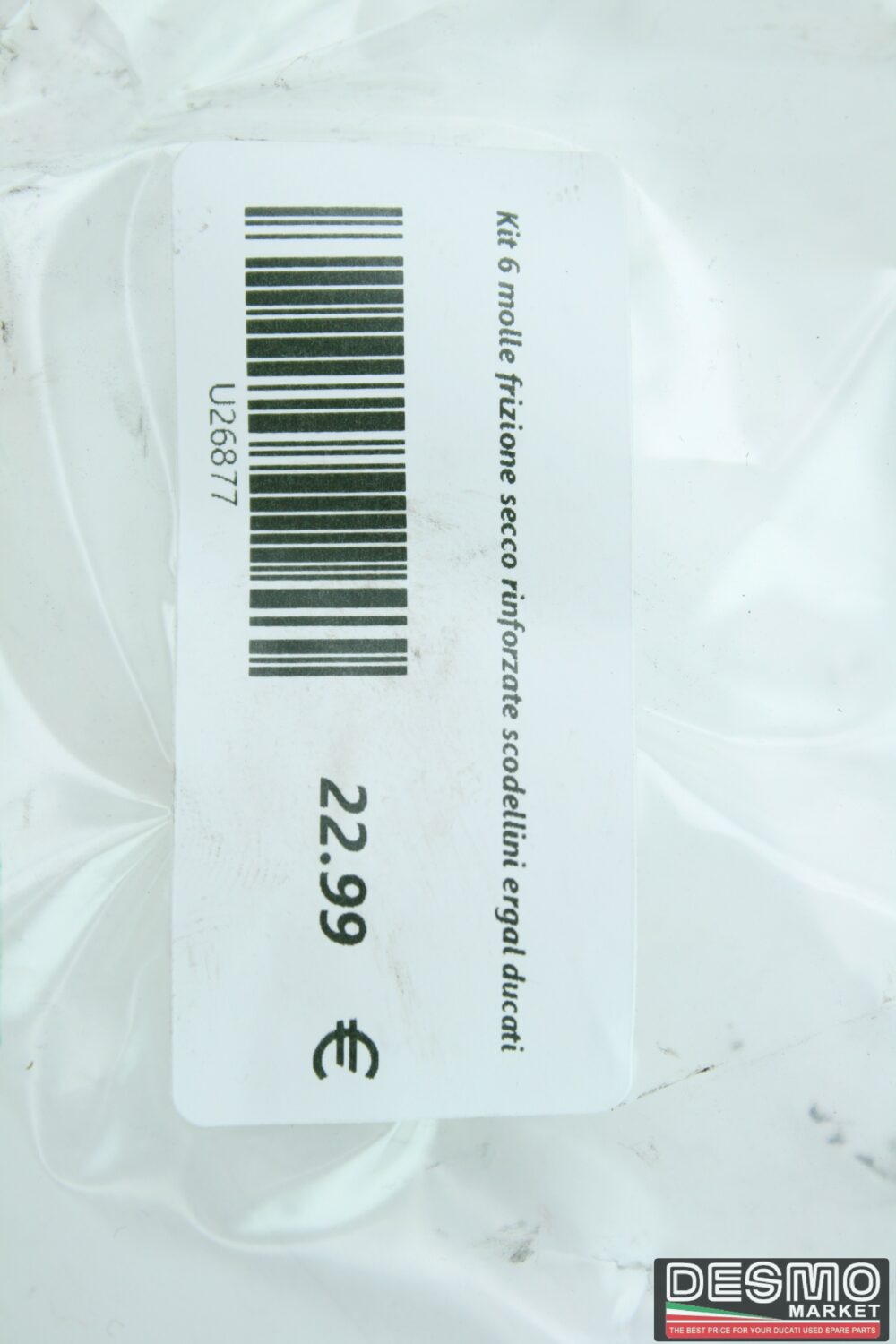 Kit 6 molle frizione secco rinforzate scodellini ergal ducati
