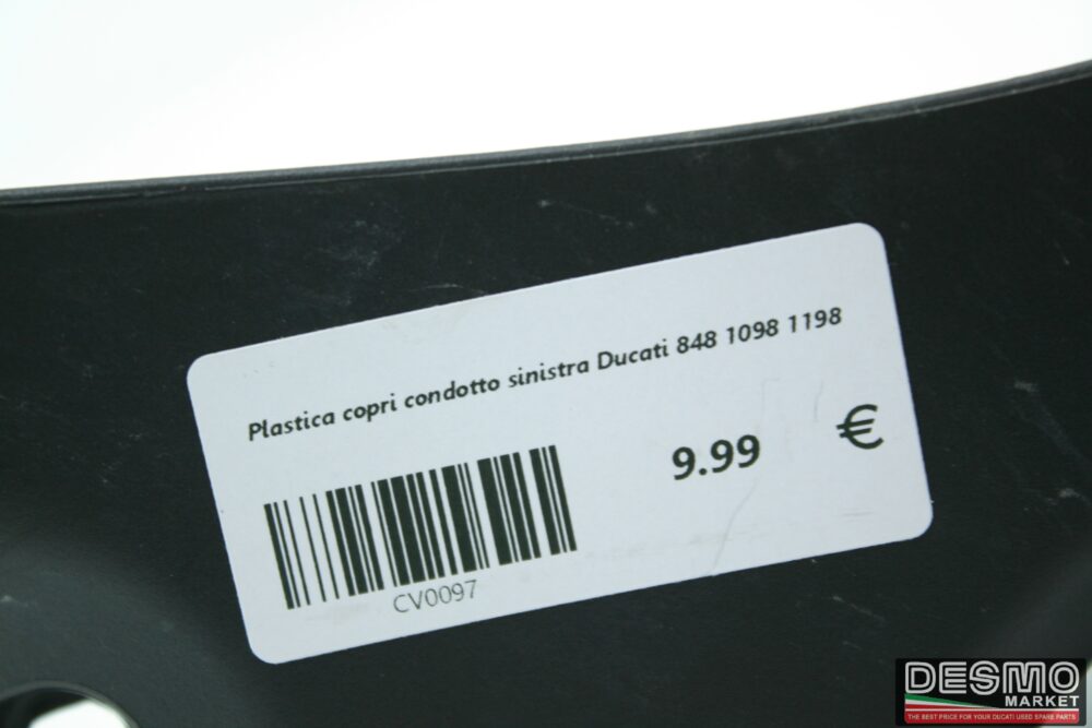 Plastica copri condotto sinistra Ducati 848 1098 1198