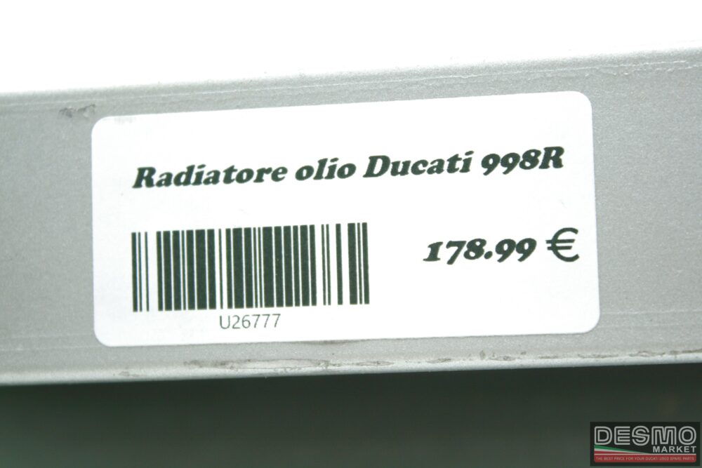 Radiatore olio Ducati 996R 998R