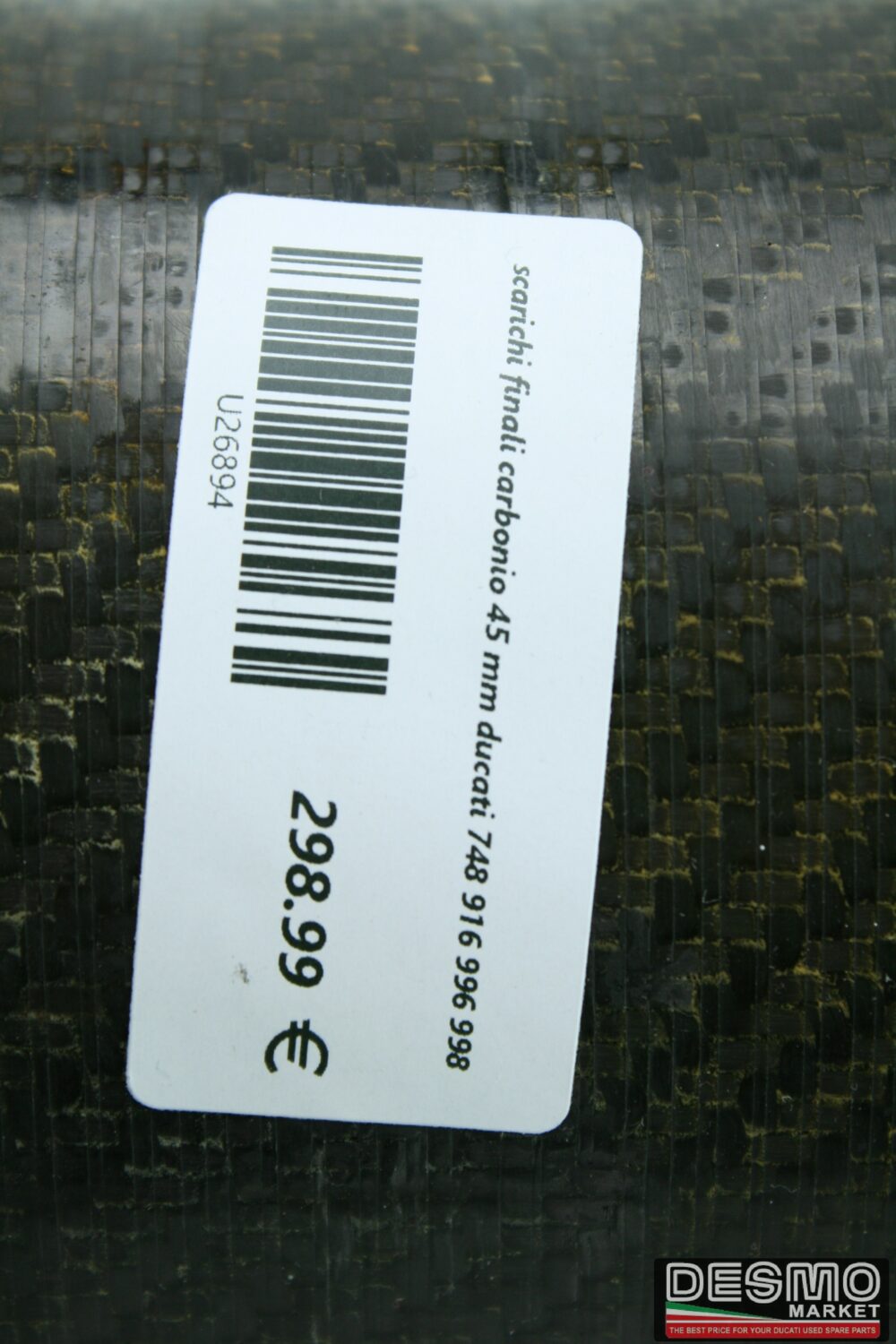 scarichi finali carbonio 45 mm ducati 748 916 996 998