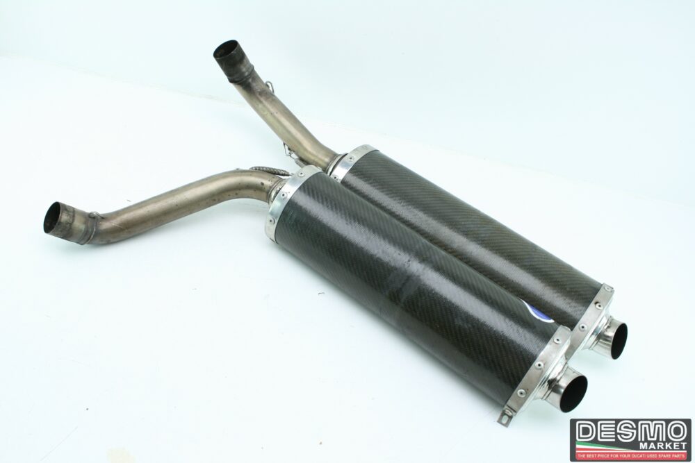 scarichi finali carbonio 45 mm ducati 748 916 996 998