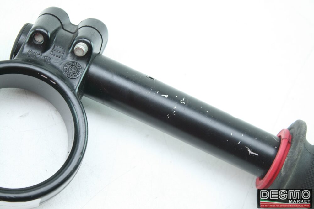 Semimanubrio sinistro verniciato nero Ducati 848 1098 1198
