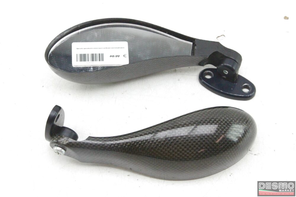 Specchi specchietti retrovisori carbonio universali moto
