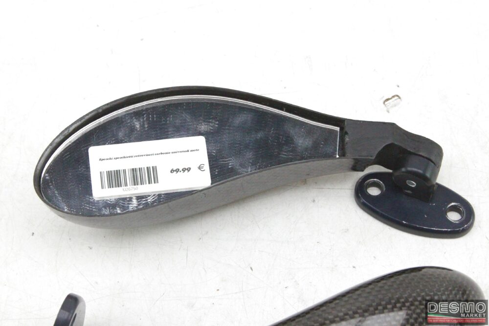 Specchi specchietti retrovisori carbonio universali moto