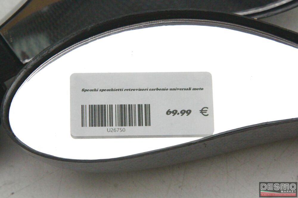 Specchi specchietti retrovisori carbonio universali moto