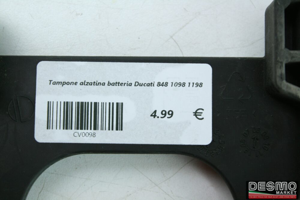 Tampone alzatina batteria Ducati 848 1098 1198