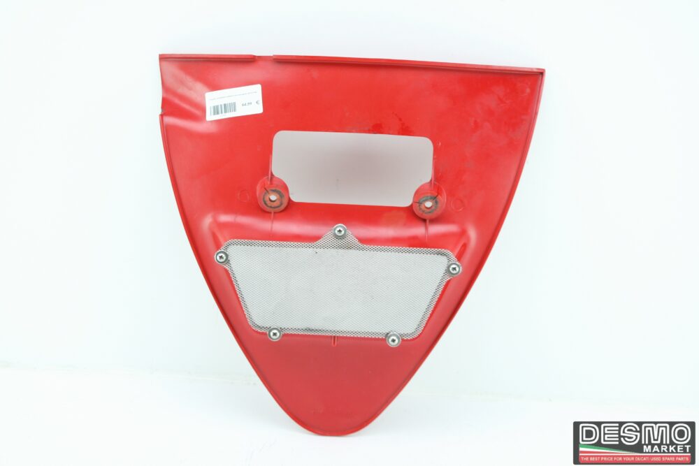 triangolo convogliatore radiatore olio rosso ducati 748 916 996