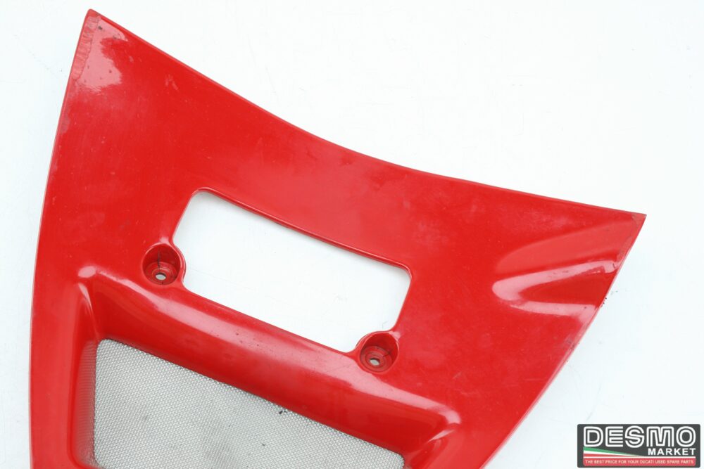 triangolo convogliatore radiatore olio rosso ducati 748 916 996